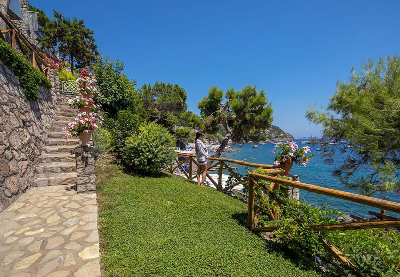 Villa a Nerano - AMORE RENTALS - Villa di Lusso Ibiscus 1 con Piscina Privata, Discesa alla Spiaggia, Parcheggio, Vista Mare, Colazione