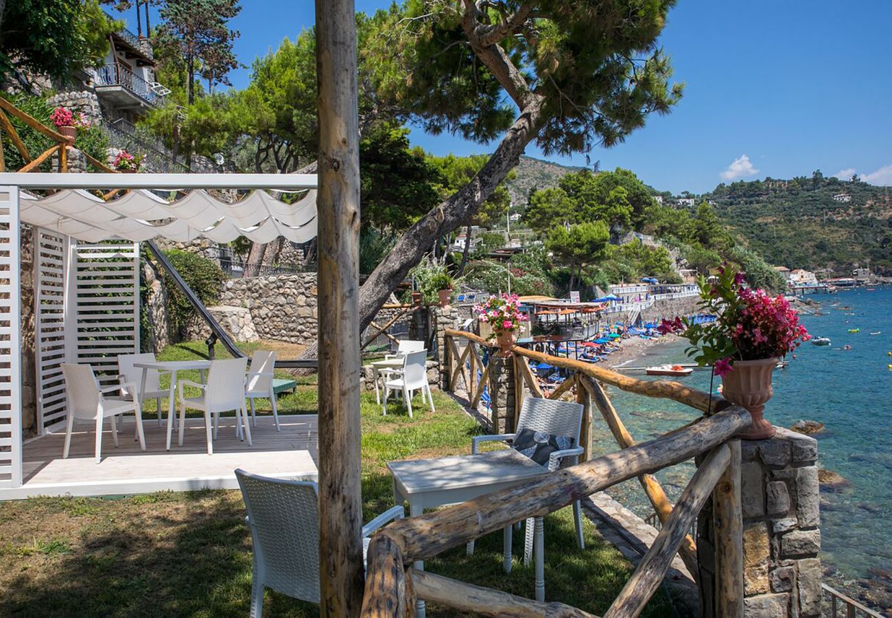 Villa a Nerano - AMORE RENTALS - Villa Ibiscus con Piscina a Sfioro, Discesa Diretta al Mare, Vista Mare, parcheggio e Colazione