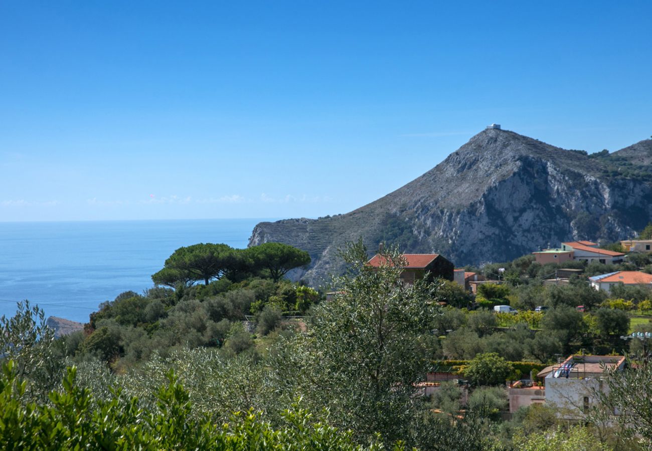 Villa a Sant´Agata sui Due Golfi - AMORE RENTALS - Villa Amiela con Piscina Privata, Vista Mare, Giardino,Terrazzi e Parcheggio