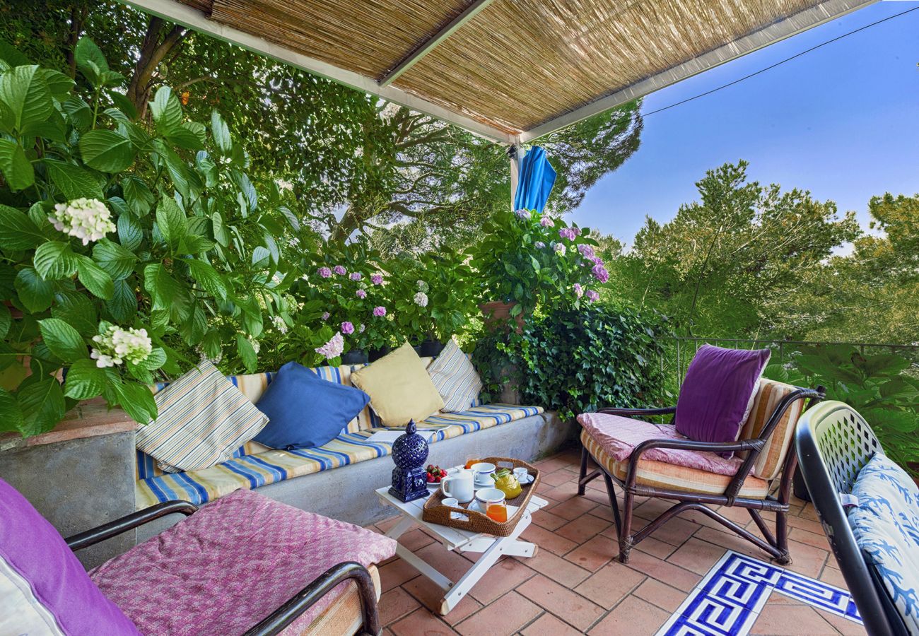 Villa a Capri - AMORE RENTALS - Villa Polifemo con Piscina Privata, Vista Mare, Terrazzi e Giardino