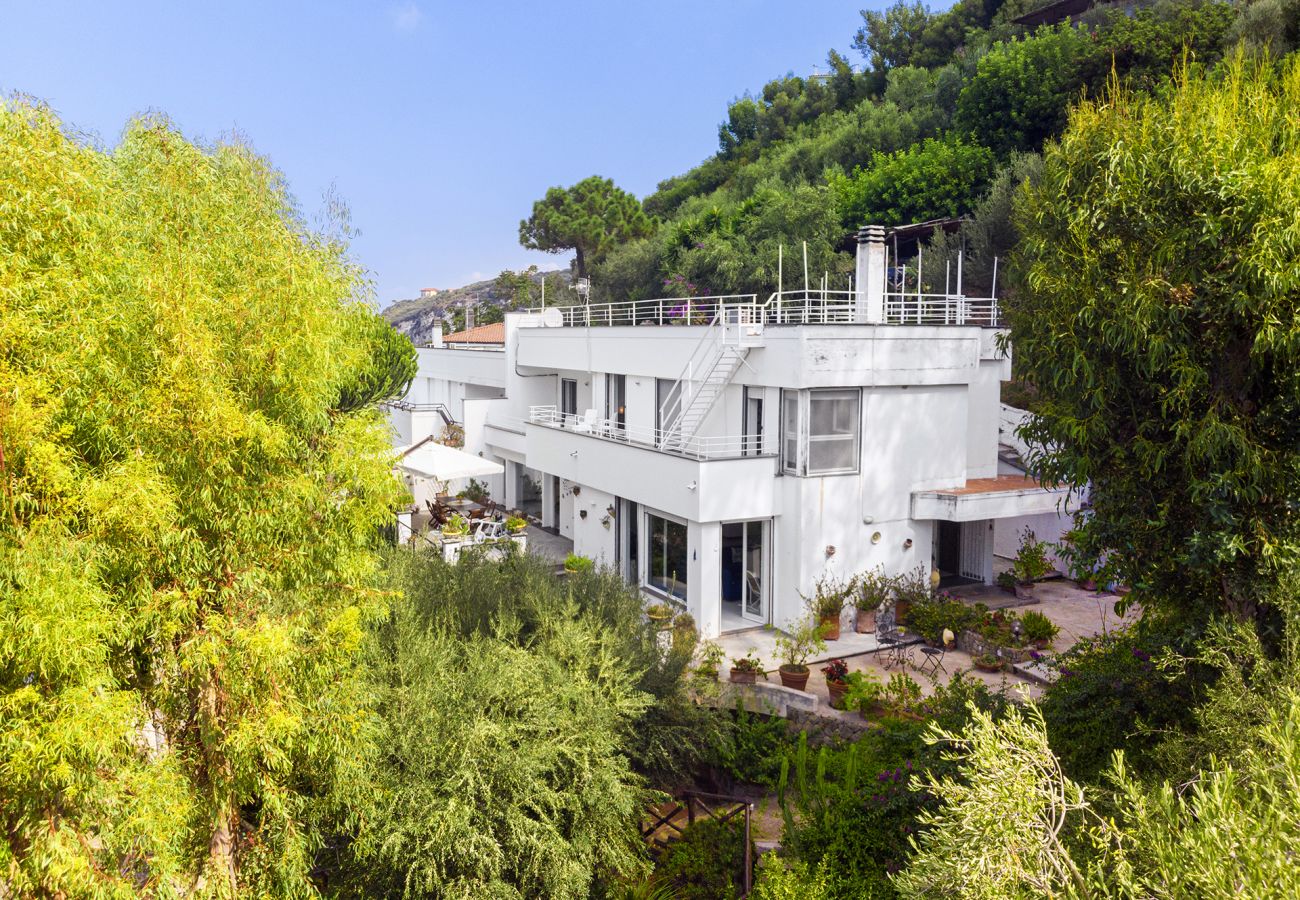 Villa a Massa Lubrense - AMORE RENTALS - Villa Ofelia con Piscina Privata, Giardino e Discesa Diretta al Mare