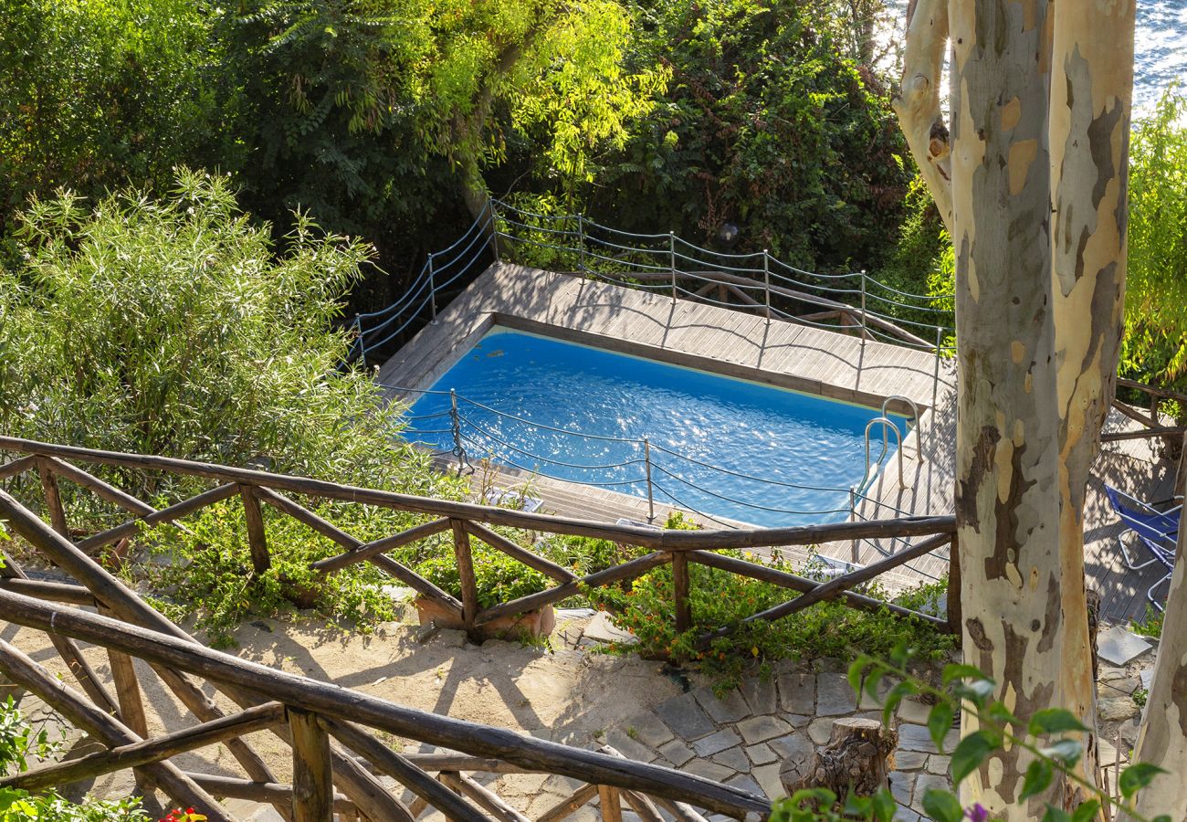 Villa a Massa Lubrense - AMORE RENTALS - Villa Ofelia con Piscina Privata, Giardino e Discesa Diretta al Mare