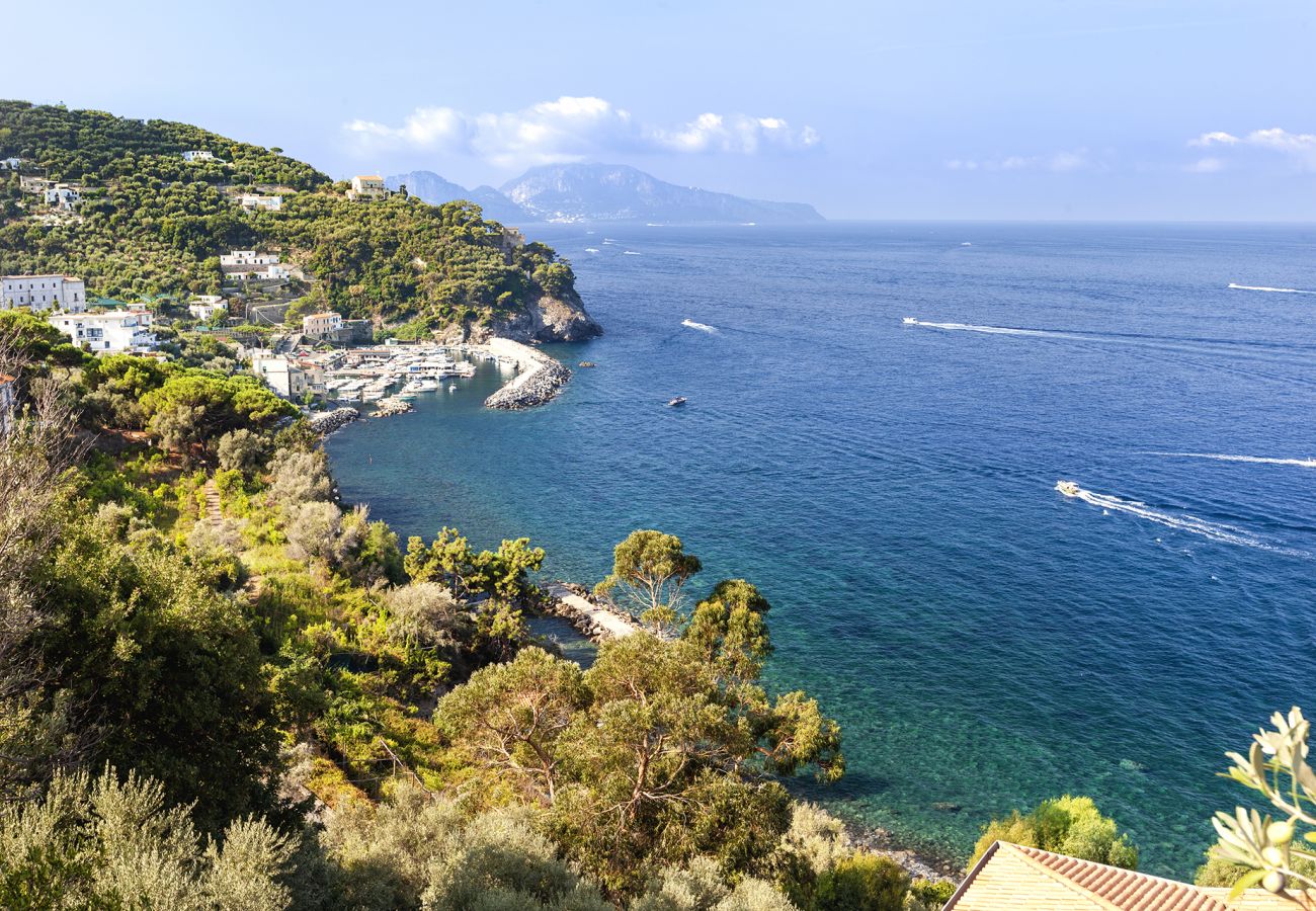 Villa a Massa Lubrense - AMORE RENTALS - Villa Ofelia con Piscina Privata, Giardino e Discesa Diretta al Mare