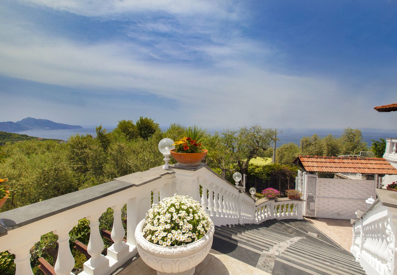 Villa a Massa Lubrense - AMORE RENTALS - Villa Giulia con Piscina Privata, Vista Mare, Terrazzi e Parcheggio