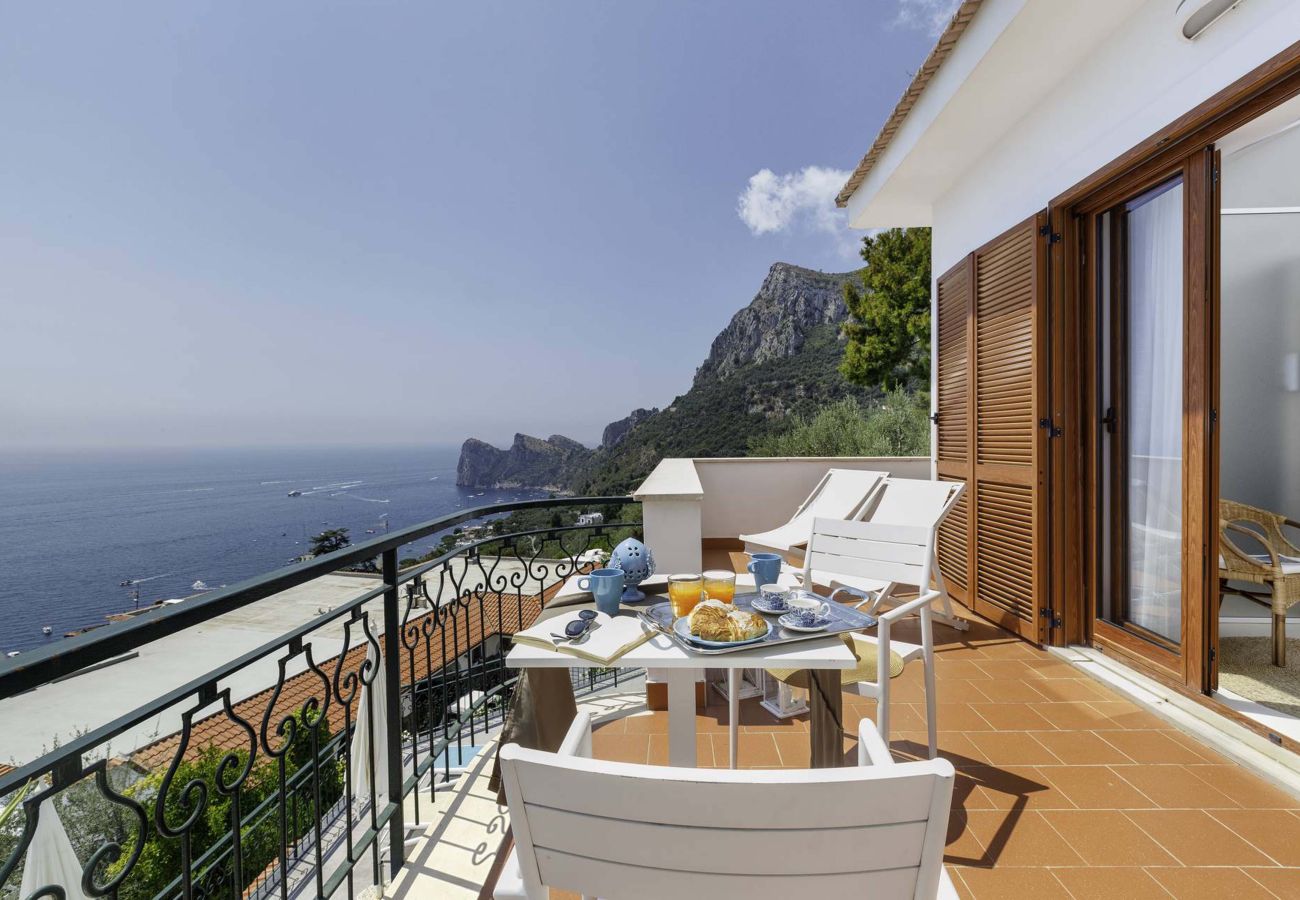 Villa a Massa Lubrense - AMORE RENTALS - Villa Marina con Piscina Privata, Vista Mare, Terrazzi e Parcheggio