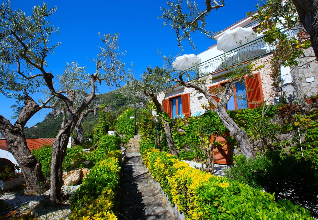 Villa a Massa Lubrense - AMORE RENTALS - Villa Marina con Piscina Privata, Vista Mare, Terrazzi e Parcheggio