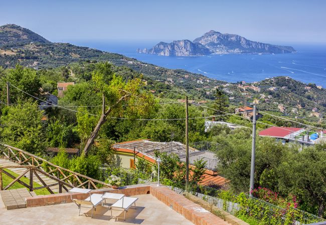 Villa a Sant´Agata sui Due Golfi - Villa Ferrara con Piscina a Sfioro, Vista Mare, Parcheggio e Giardino Villa a Sant´Agata sui Due Golfi - Villa Ferrara con Piscina a Sfioro, Vista Mare, Parcheggio e Giardino