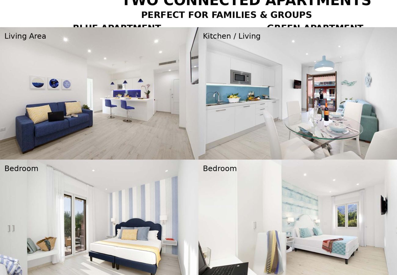 Appartamento a Sorrento - AMORE RENTALS - Sara Home | Due Appartamenti con Terrazze nel Cuore di Sorrento | Perfetto per Famiglie
