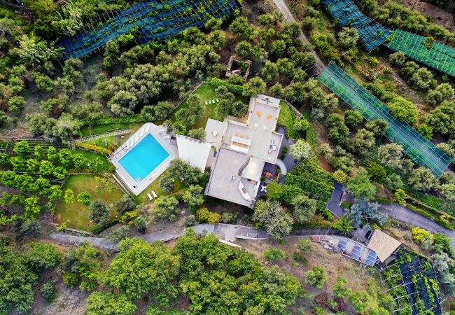 Villa a Massa Lubrense - AMORE RENTALS - Villa Elia con Piscina Privata, Vista Mare, Parcheggio, Terrazzi e Giardino Villa a Massa Lubrense - AMORE RENTALS - Villa Elia con Piscina Privata, Vista Mare, Parcheggio, Terrazzi e Giardino