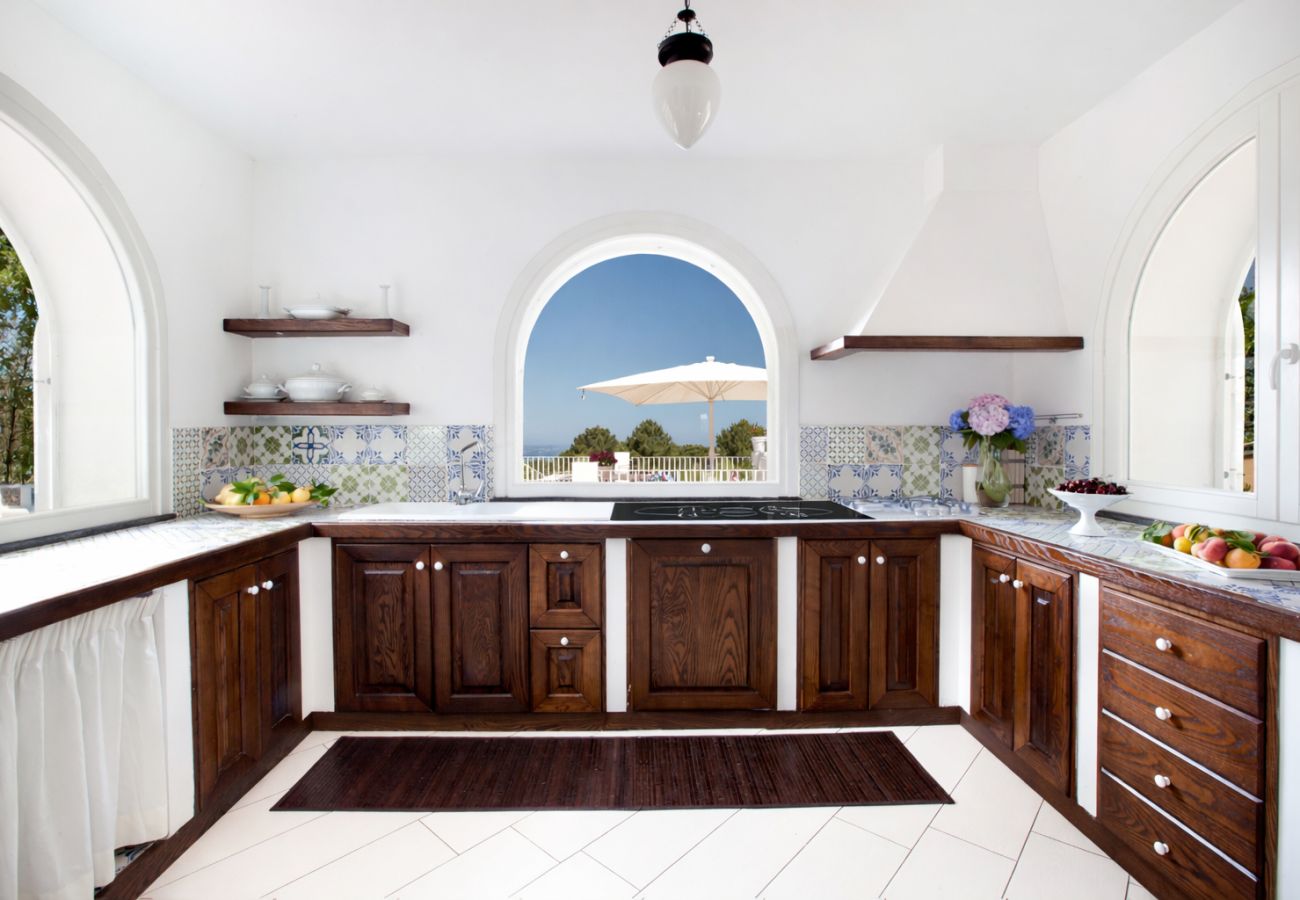 Villa a Sorrento - AMORE RENTALS -Villa Eva con Piscina, SPA, Terrazzi, Vista Mare, Parcheggio e Aria Condizionata