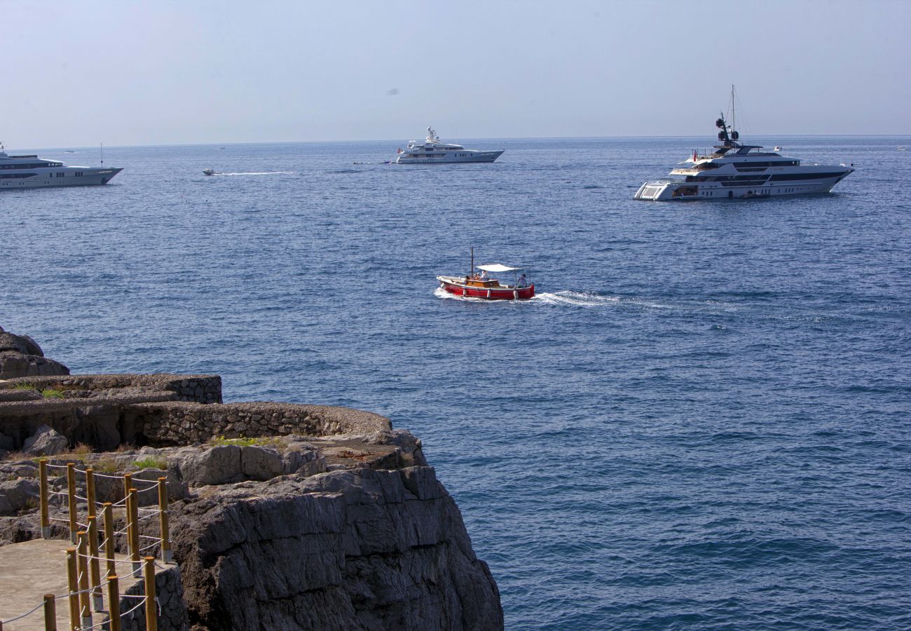 Villa a Positano - AMORE RENTALS - Villa Lo Scoglio con Accesso Diretto al Mare e Giardino 
