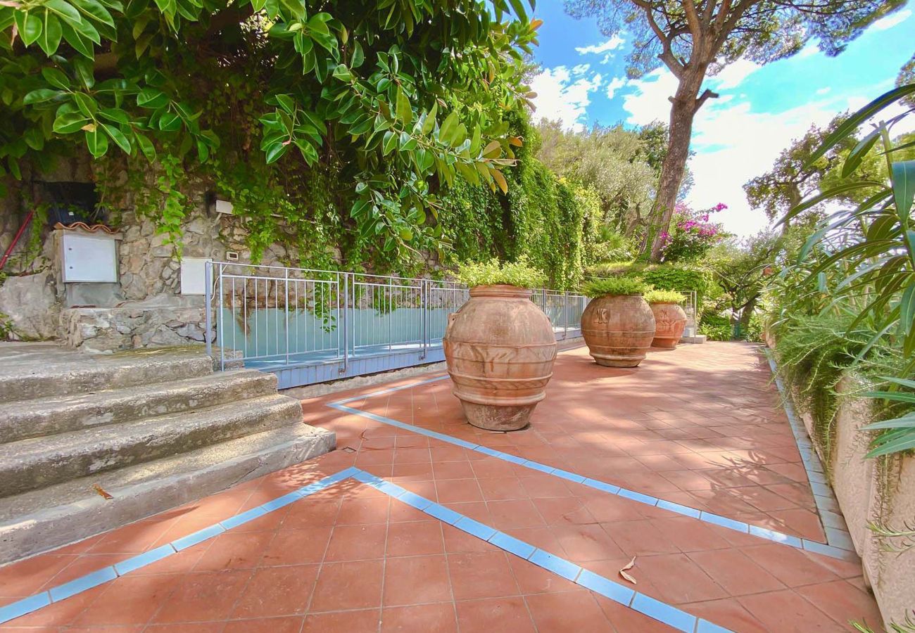 Villa a Positano - AMORE RENTALS - Villa Lo Scoglio con Accesso Diretto al Mare e Giardino 
