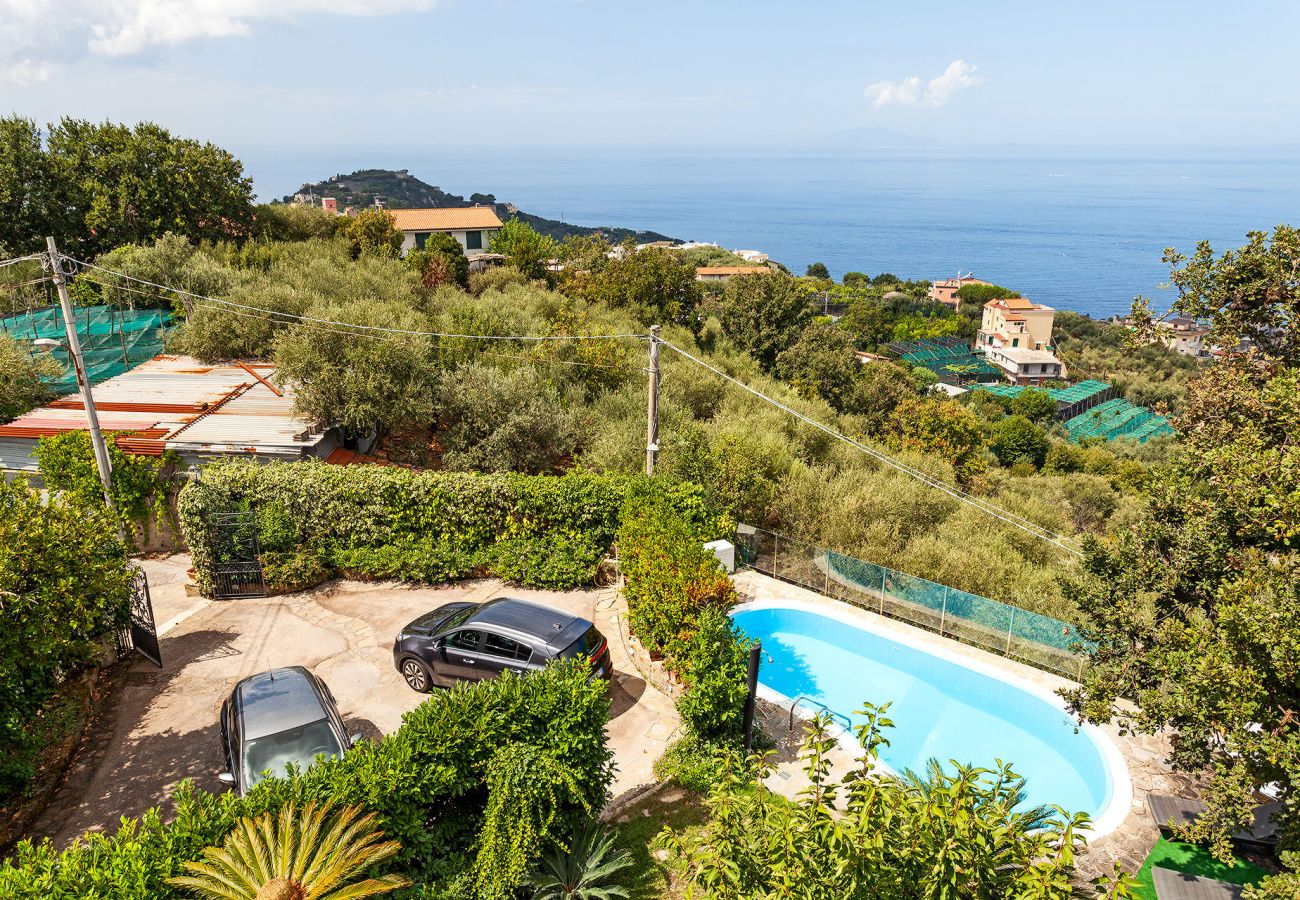 Villa a Massa Lubrense - AMORE RENTALS - Villa Stone on the Sea con Piscina Privata e Giardino