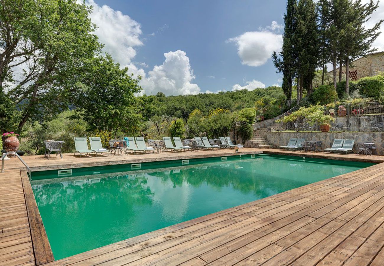 Villa a Greve in Chianti - AMORE RENTALS - Villa Eros con Piscina, SPA, Ideale per Gruppi