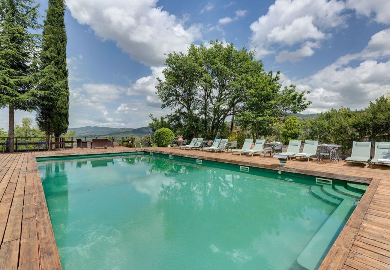 Villa a Greve in Chianti - AMORE RENTALS - Villa Eros con Piscina, SPA, Ideale per Gruppi