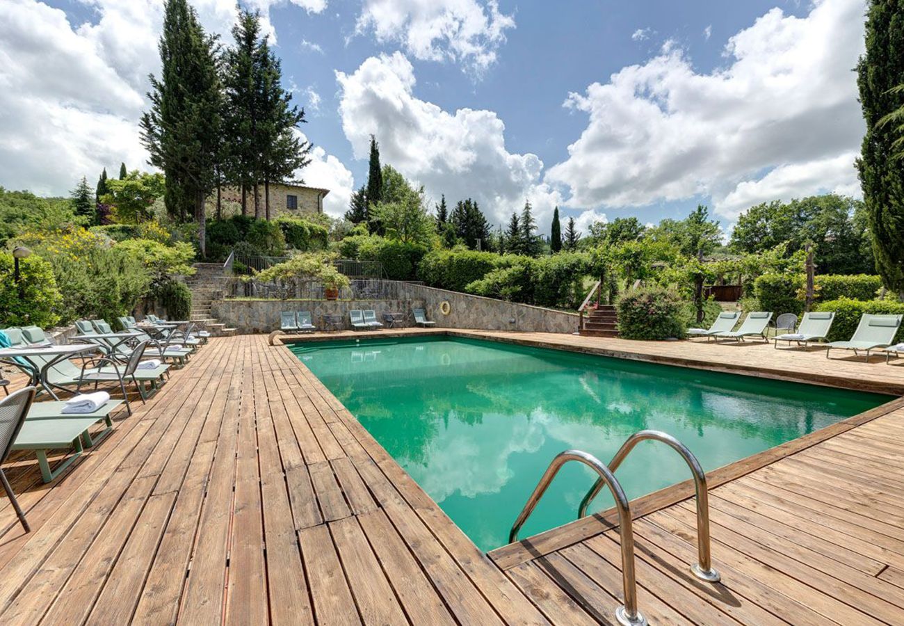 Villa a Greve in Chianti - AMORE RENTALS - Villa Eros con Piscina, SPA, Ideale per Gruppi