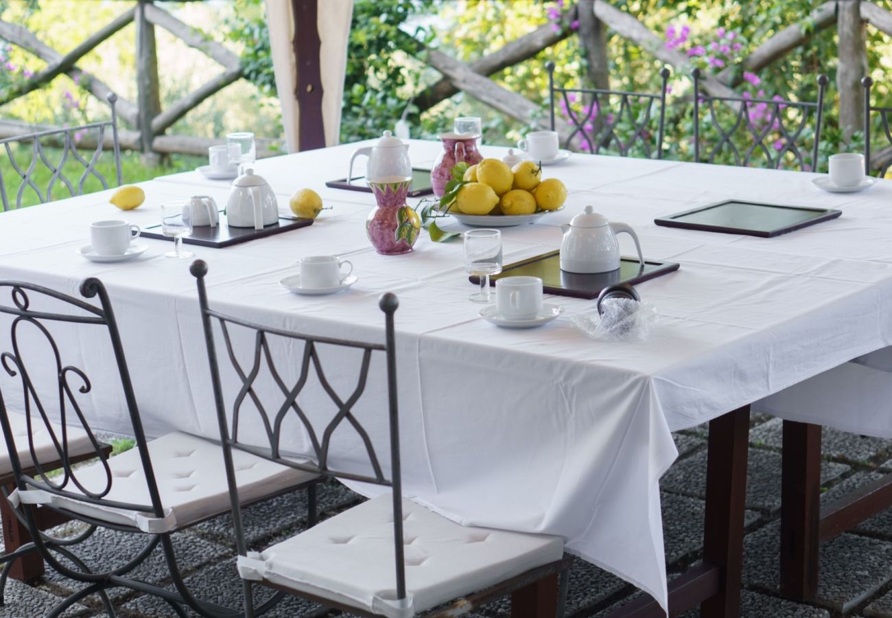 Villa a Sorrento - AMORE RENTALS - Villa Savoia con Vista Mare e Giardino