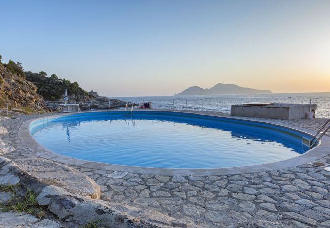 Villa a Massa Lubrense - AMORE RENTALS - Villa Domus Franca con Piscina Condivisa sul Mare