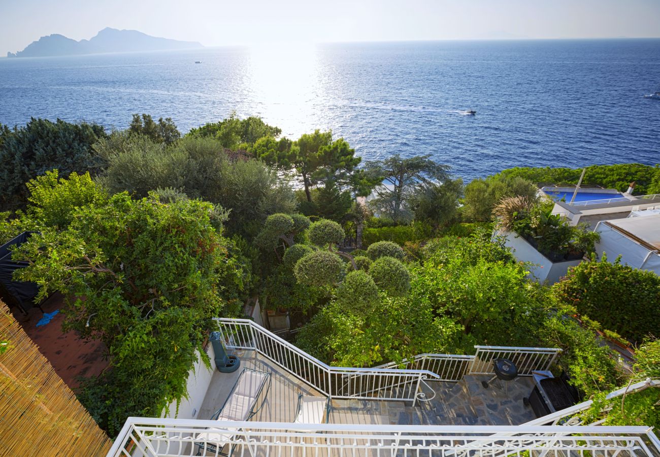 Villa a Massa Lubrense - AMORE RENTALS - Villa Domus Franca con Piscina Condivisa sul Mare