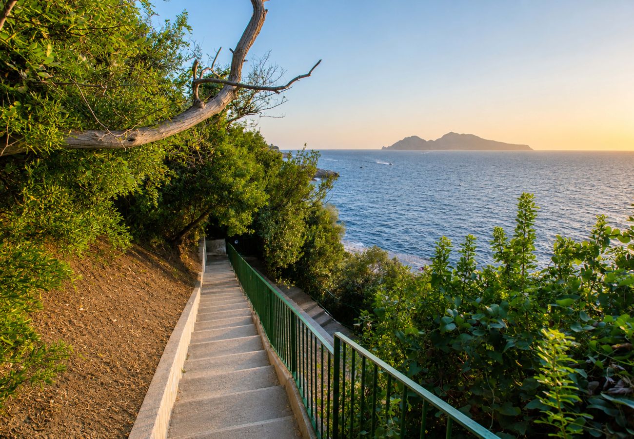 Villa a Massa Lubrense - AMORE RENTALS - Villa Domus Franca con Piscina Condivisa sul Mare
