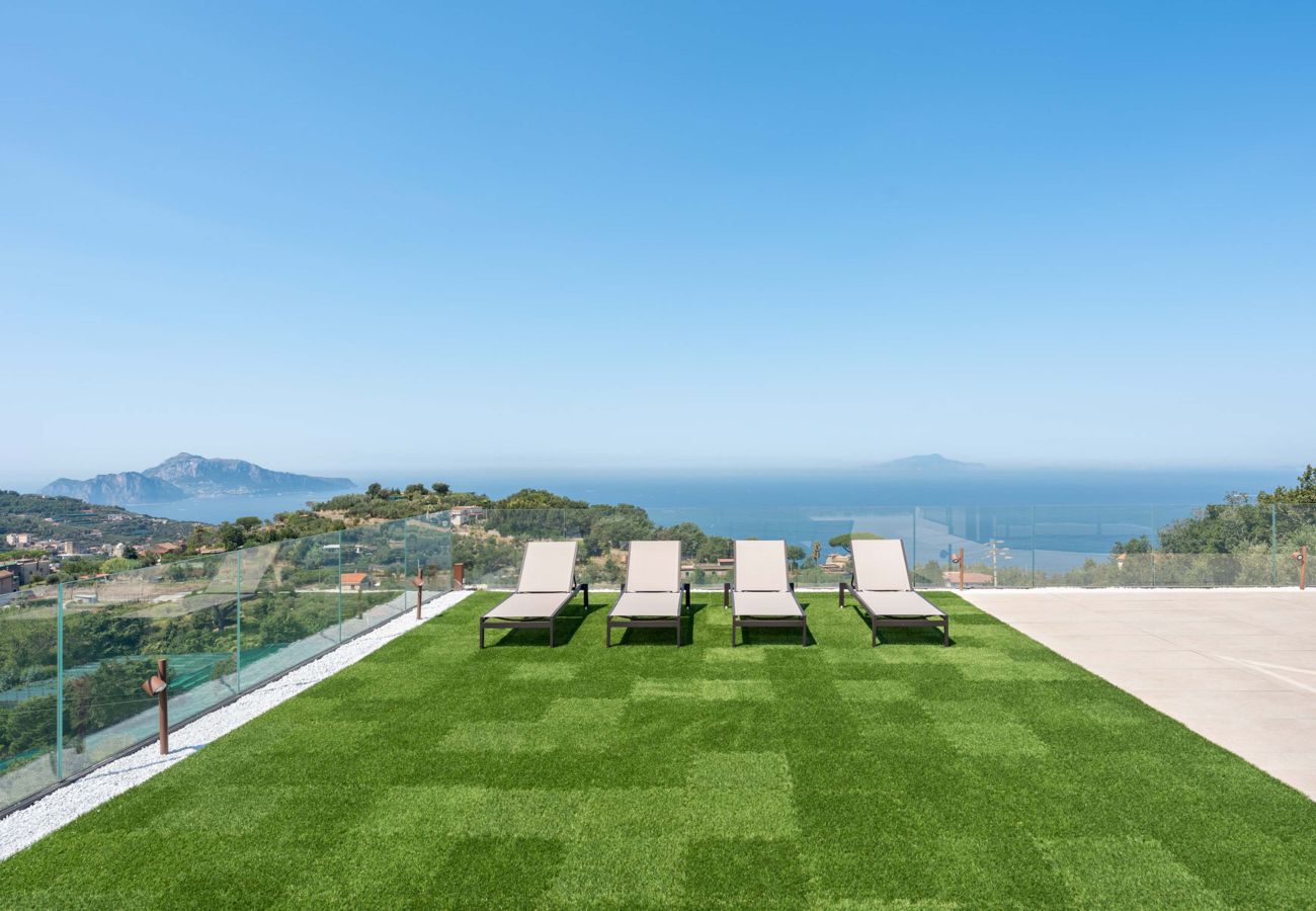 Villa a Massa Lubrense - AMORE RENTALS - Villa Cantuccio dei Sogni con Piscina e Vista Mare