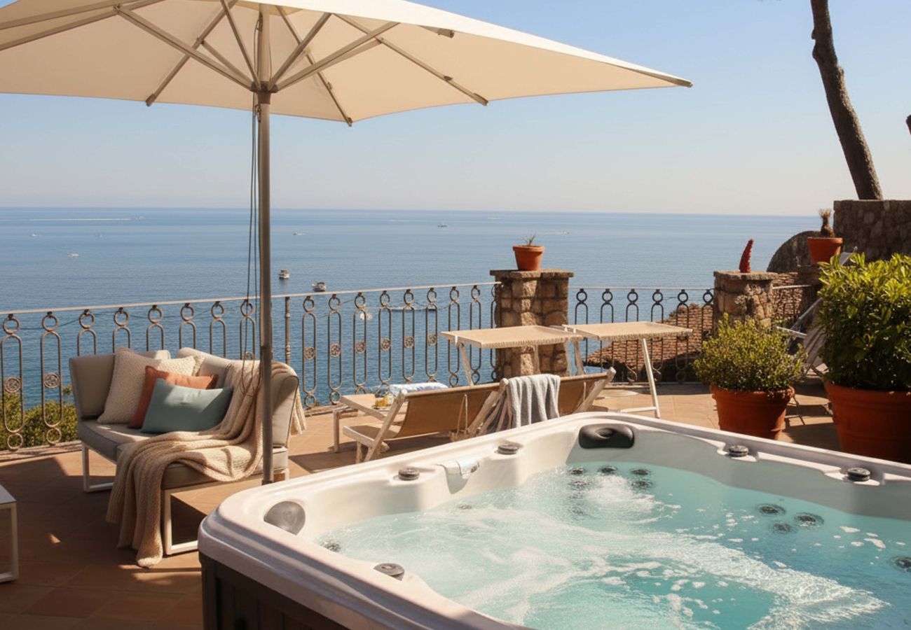 Casa a Nerano - AMORE RENTALS - Casa Giovanna B - Casa vacanze romantica con jacuzzi e accesso al mare