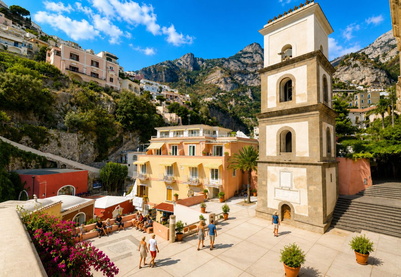 House in Positano - AMORE RENTALS - Casa Raffi with Sea View on Positano’s Spiaggia Grande
