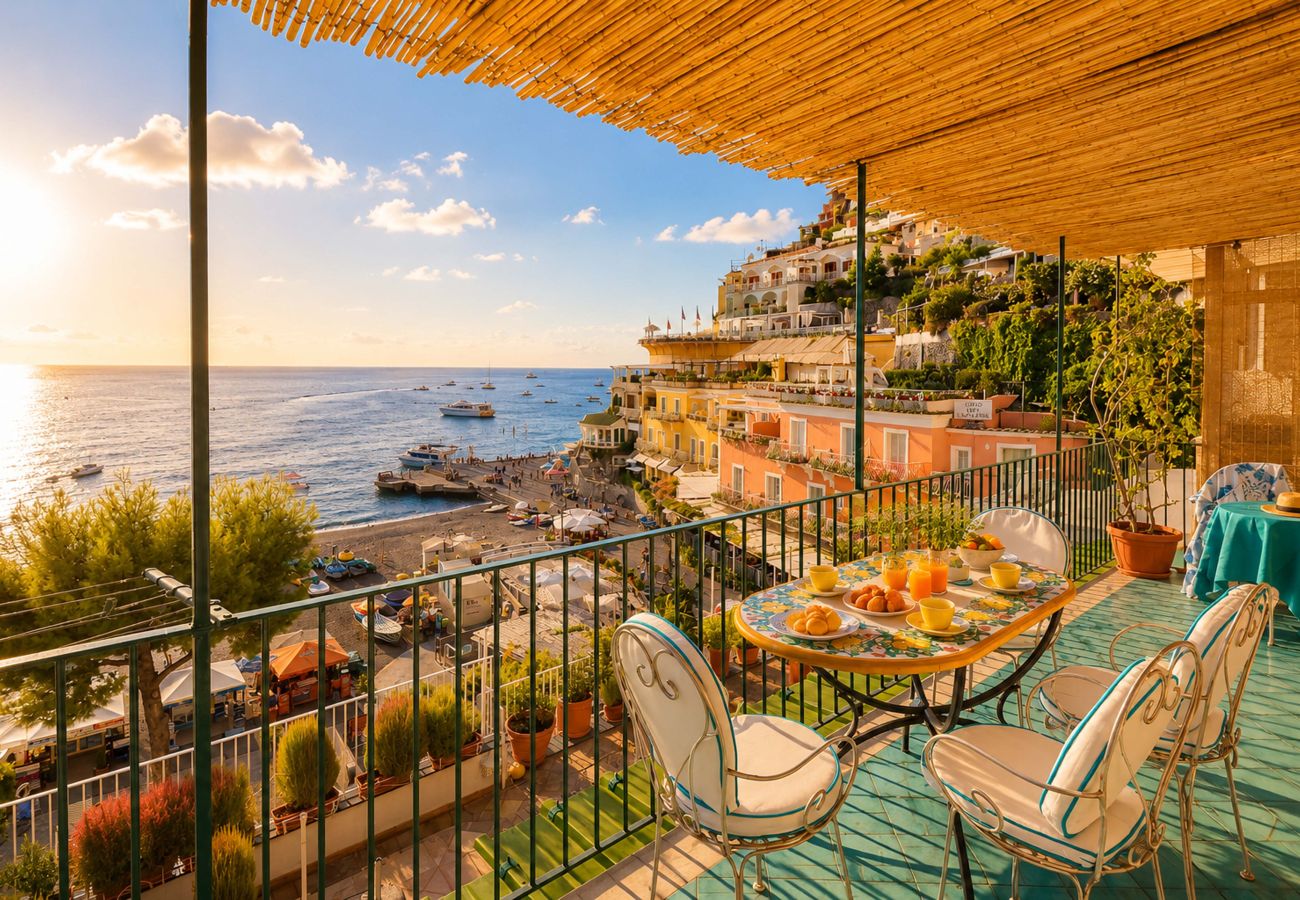 House in Positano - AMORE RENTALS - Casa Raffi with Sea View on Positano’s Spiaggia Grande