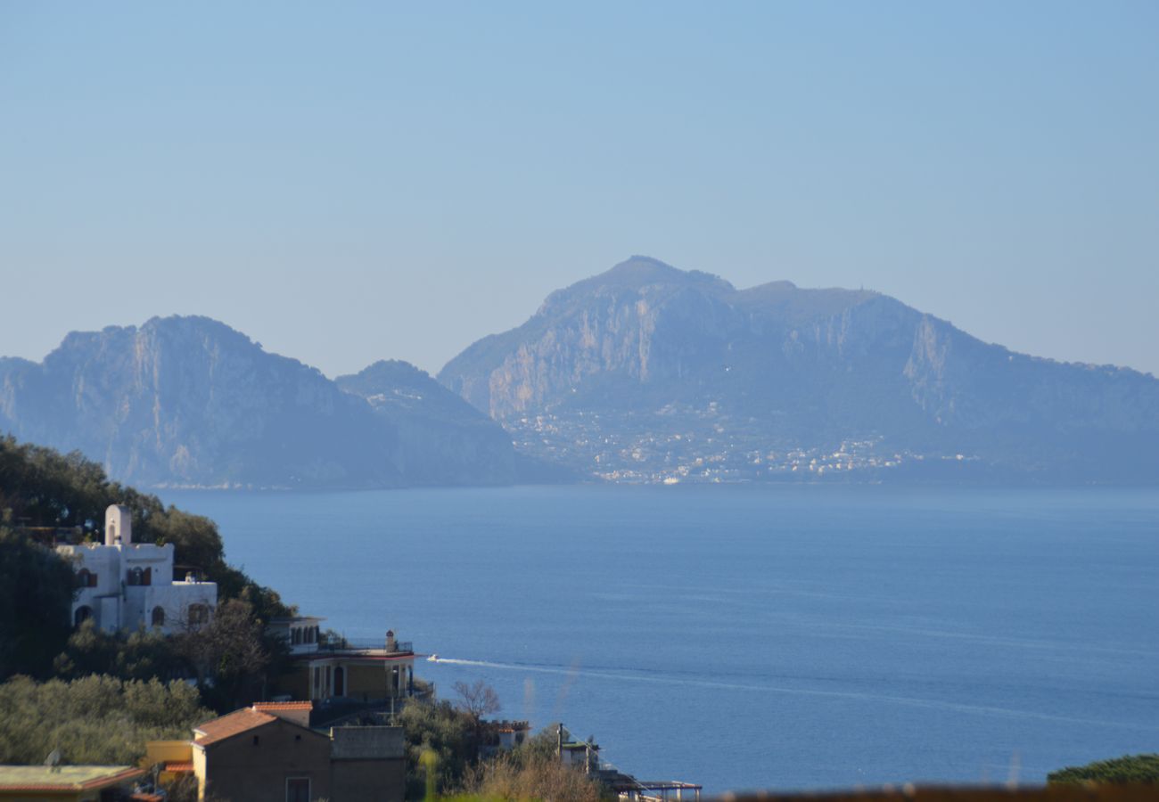 House in Massa Lubrense - Casa Marisa with Sea View, Terrace and Parking