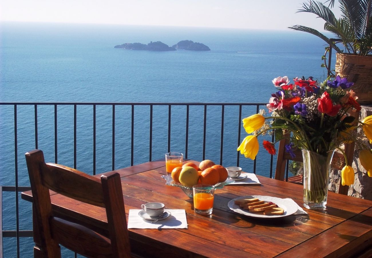 House in Positano - AMORE RENTALS - Villa Arora with Private Pool, Terrace, Sea View and parking near Positano