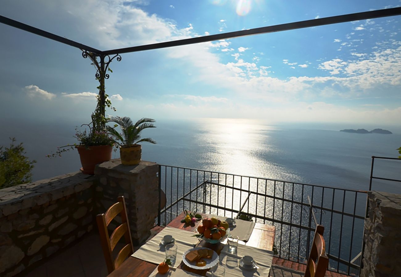 House in Positano - AMORE RENTALS - Villa Arora with Private Pool, Terrace, Sea View and parking near Positano