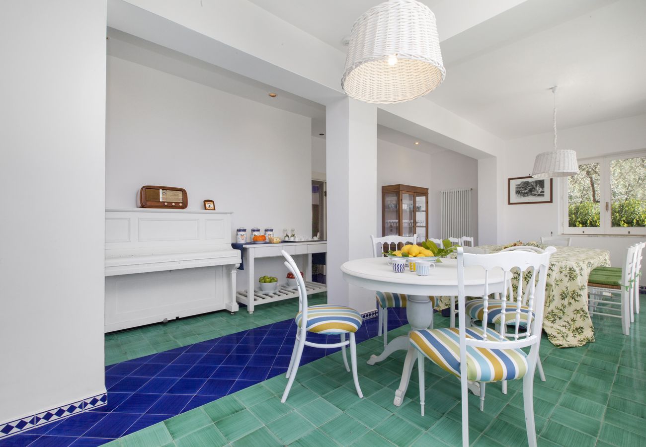 Villa in Massa Lubrense - AMORE RENTALS - Villa Claudia with private Pool, Sea View, Jacuzzi, Garden and Parking