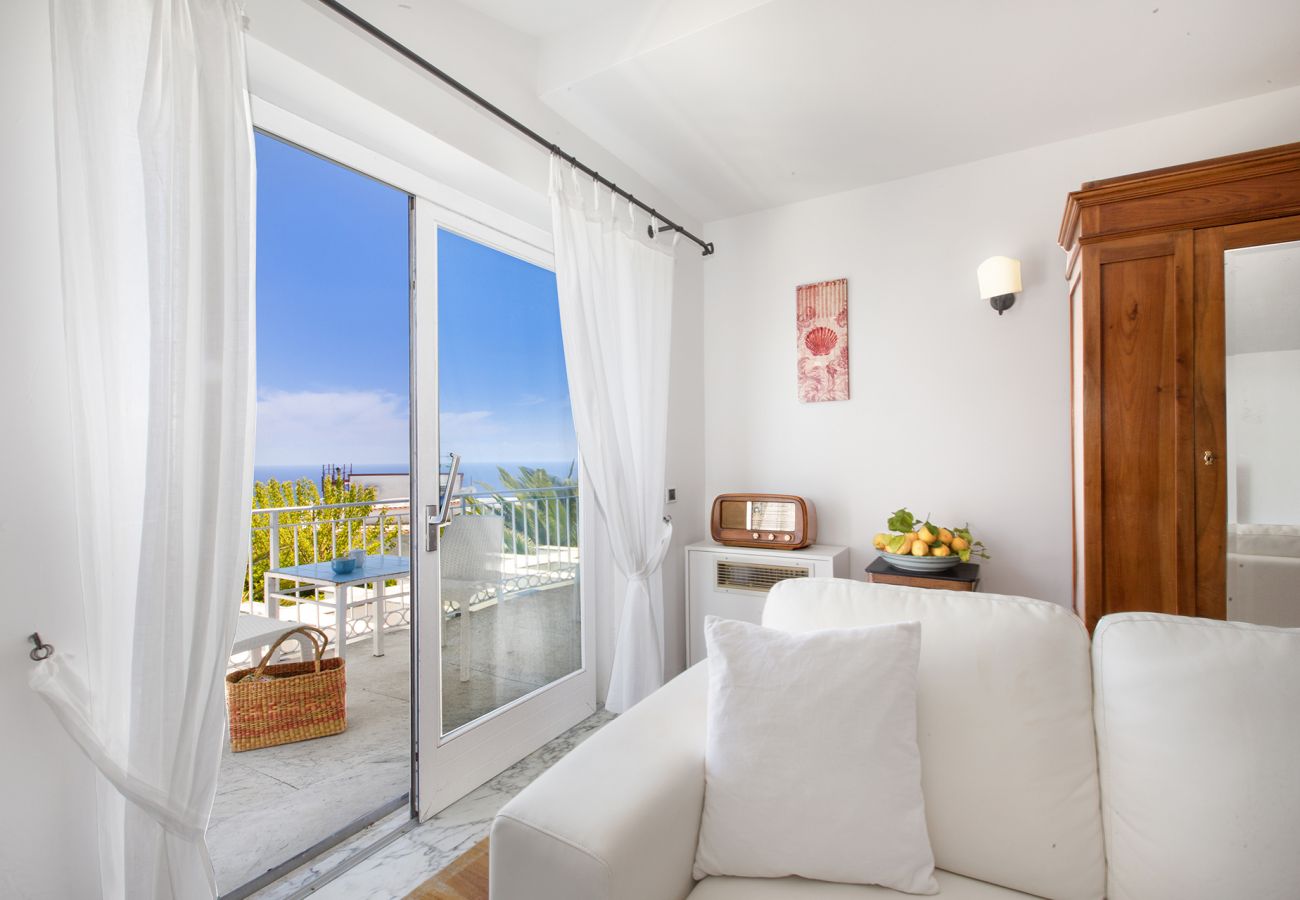 Villa in Massa Lubrense - AMORE RENTALS - Villa Claudia with private Pool, Sea View, Jacuzzi, Garden and Parking