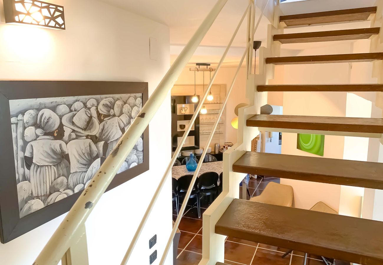 House in Sorrento - AMORE RENTALS - Casa Augusta A with Mini Pool, Sea View, Parking and Private Terraces