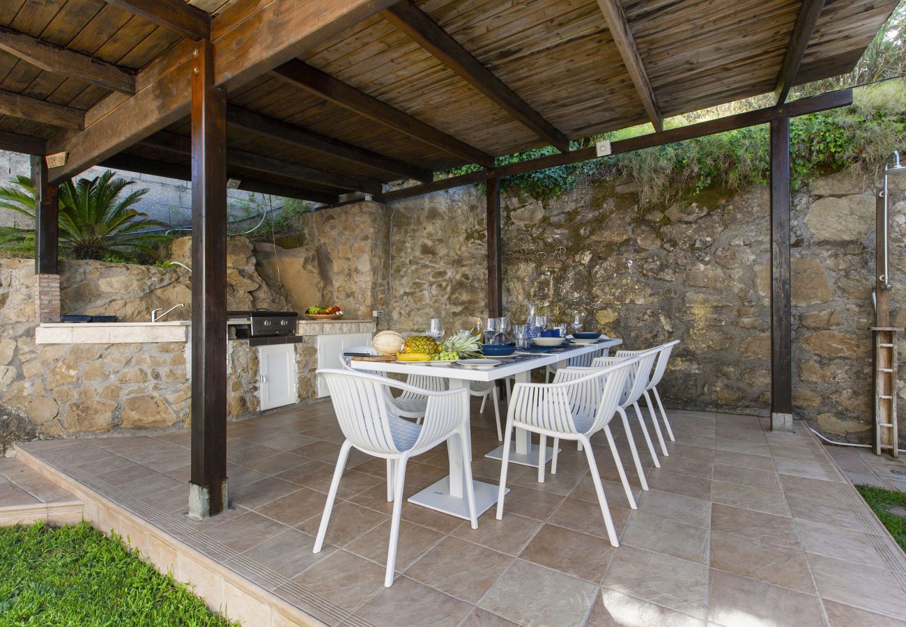 Villa in Massa Lubrense - AMORE RENTALS -Villa Felice with private pool, sea view in a quiet area, Massa Lubrense
