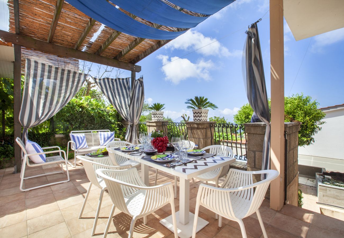 Villa in Massa Lubrense - AMORE RENTALS -Villa Felice with private pool, sea view in a quiet area, Massa Lubrense