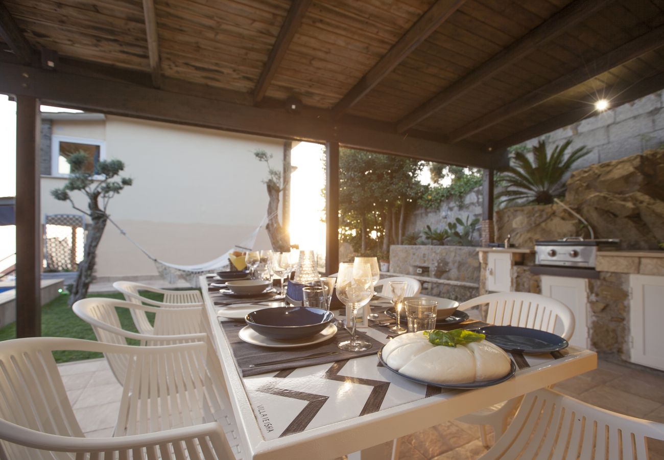 Villa in Massa Lubrense - AMORE RENTALS -Villa Felice with private pool, sea view in a quiet area, Massa Lubrense