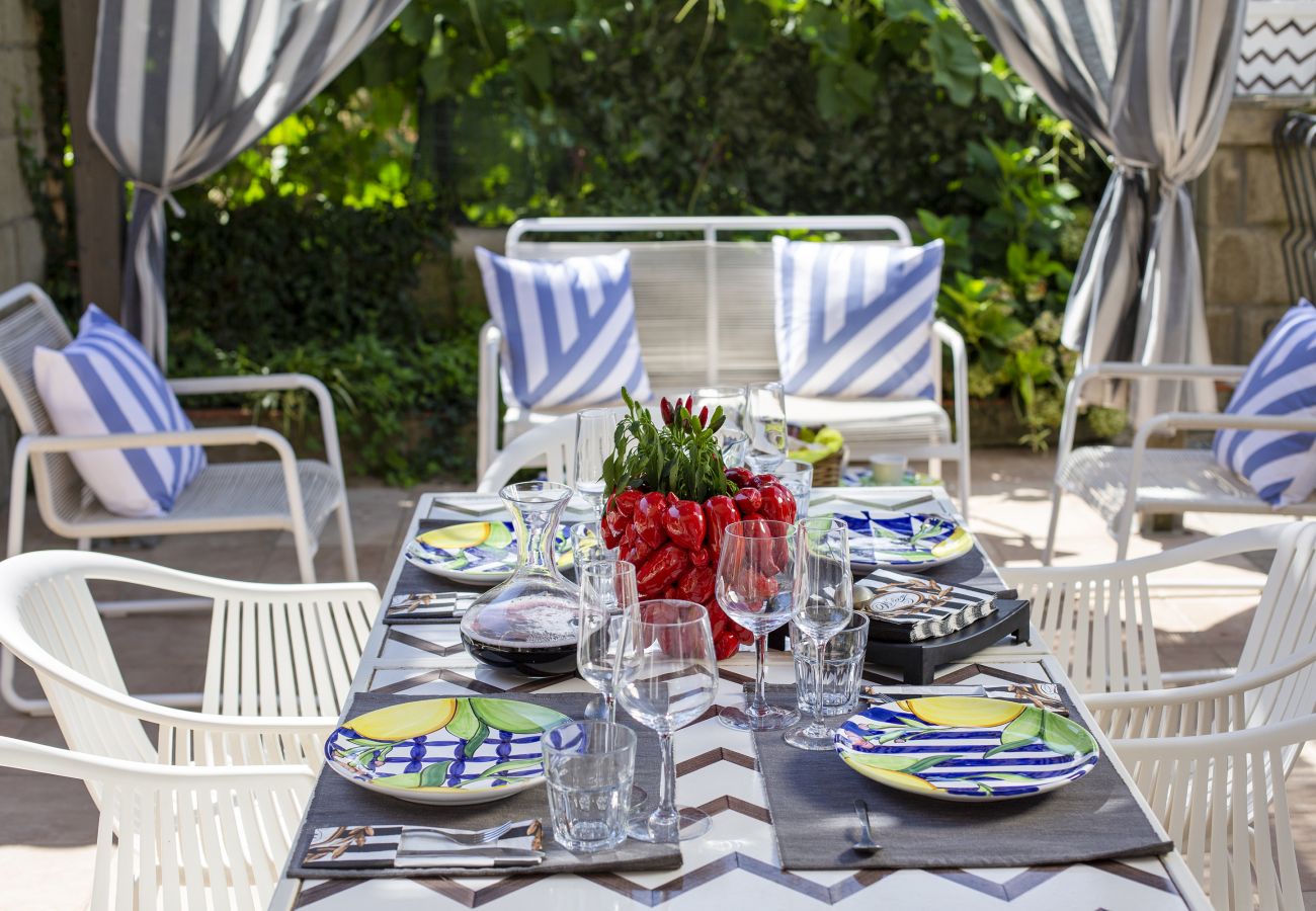 Villa in Massa Lubrense - AMORE RENTALS -Villa Felice with private pool, sea view in a quiet area, Massa Lubrense