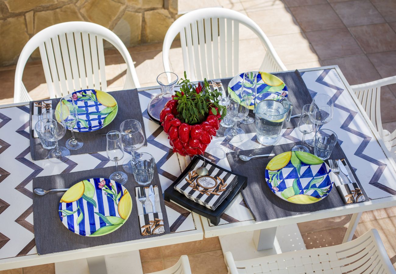 Villa in Massa Lubrense - AMORE RENTALS -Villa Felice with private pool, sea view in a quiet area, Massa Lubrense