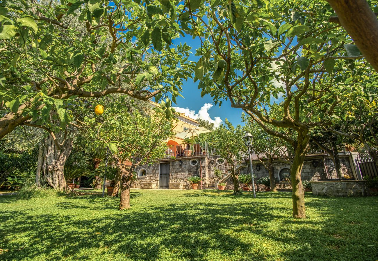 Villa in Massa Lubrense - AMORE RENTALS - Beautiful Historic Villa Lucia with Private Pool, Sea View and Garden, Sorrento Coast