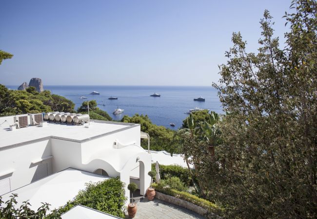 Villa in Capri - AMORE RENTALS - Villa Afrodite with Sea View, Piscina, Garden and Parking near the Sea Villa in Capri - AMORE RENTALS - Villa Afrodite with Sea View, Piscina, Garden and Parking near the Sea