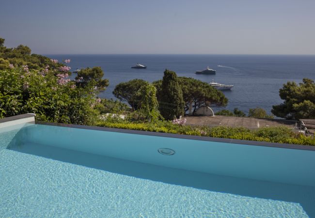 Villa/Dettached house in Capri - AMORE RENTALS - Villa Afrodite with Sea View, Piscina, Garden and Parking near the Sea