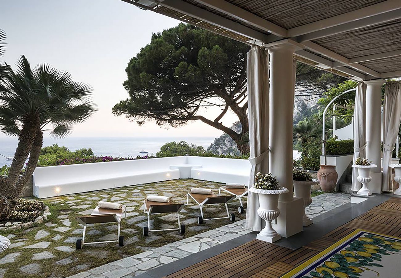 Villa in Capri - AMORE RENTALS - Villa Afrodite with Sea View, Piscina, Garden and Parking near the Sea