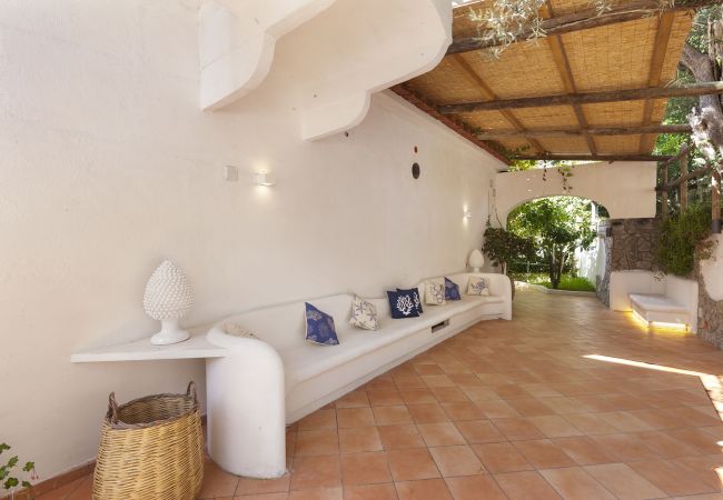 Villa in Nerano - AMORE RENTALS -Villa Giove with Private Swimming Pool, Sea View, Jacuzzi and Breakfast, Near the Sea Villa in Nerano - AMORE RENTALS -Villa Giove with Private Swimming Pool, Sea View, Jacuzzi and Breakfast, Near the Sea