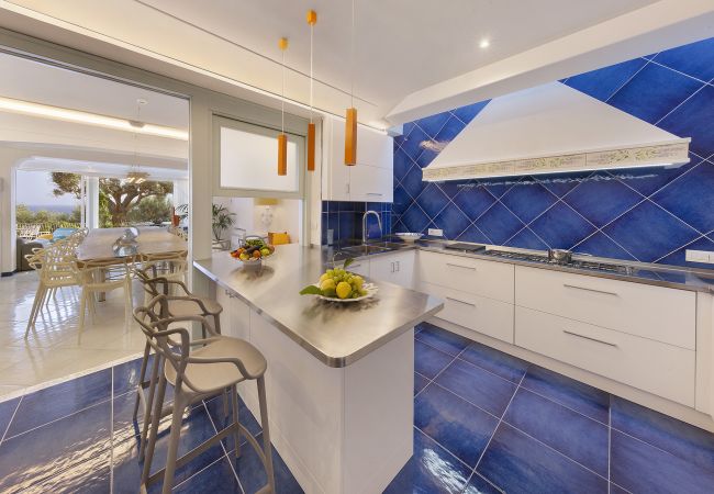 Villa in Nerano - AMORE RENTALS -Villa Giove with Private Swimming Pool, Sea View, Jacuzzi and Breakfast, Near the Sea Villa in Nerano - AMORE RENTALS -Villa Giove with Private Swimming Pool, Sea View, Jacuzzi and Breakfast, Near the Sea