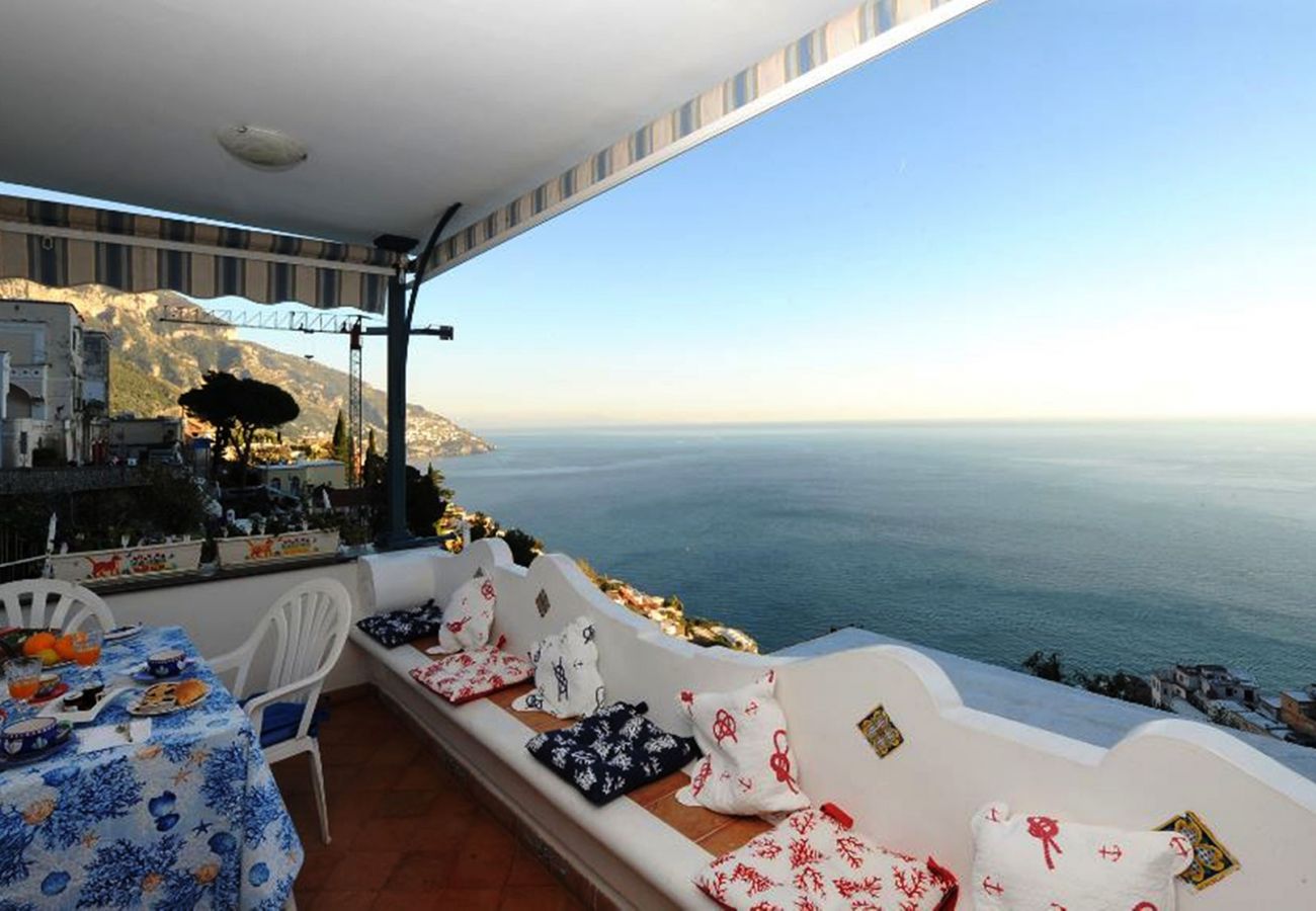 House in Positano - AMORE RENTALS - Casa Mara with Sea View and Private Terrace in Positano Centre