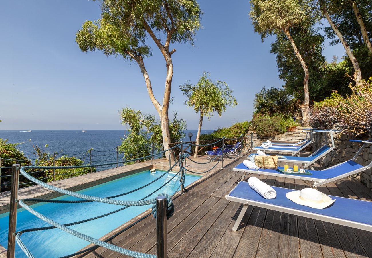 Villa in Massa Lubrense - AMORE RENTALS - Villa Ofelia with Private Pool, Garden and Direct Access to the Sea