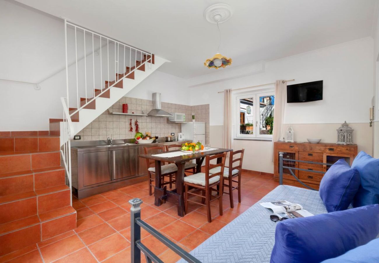 House in Sorrento - AMORE RENTALS - Casa Limoneto with Shared Pool, Garden, Terraces and Parking