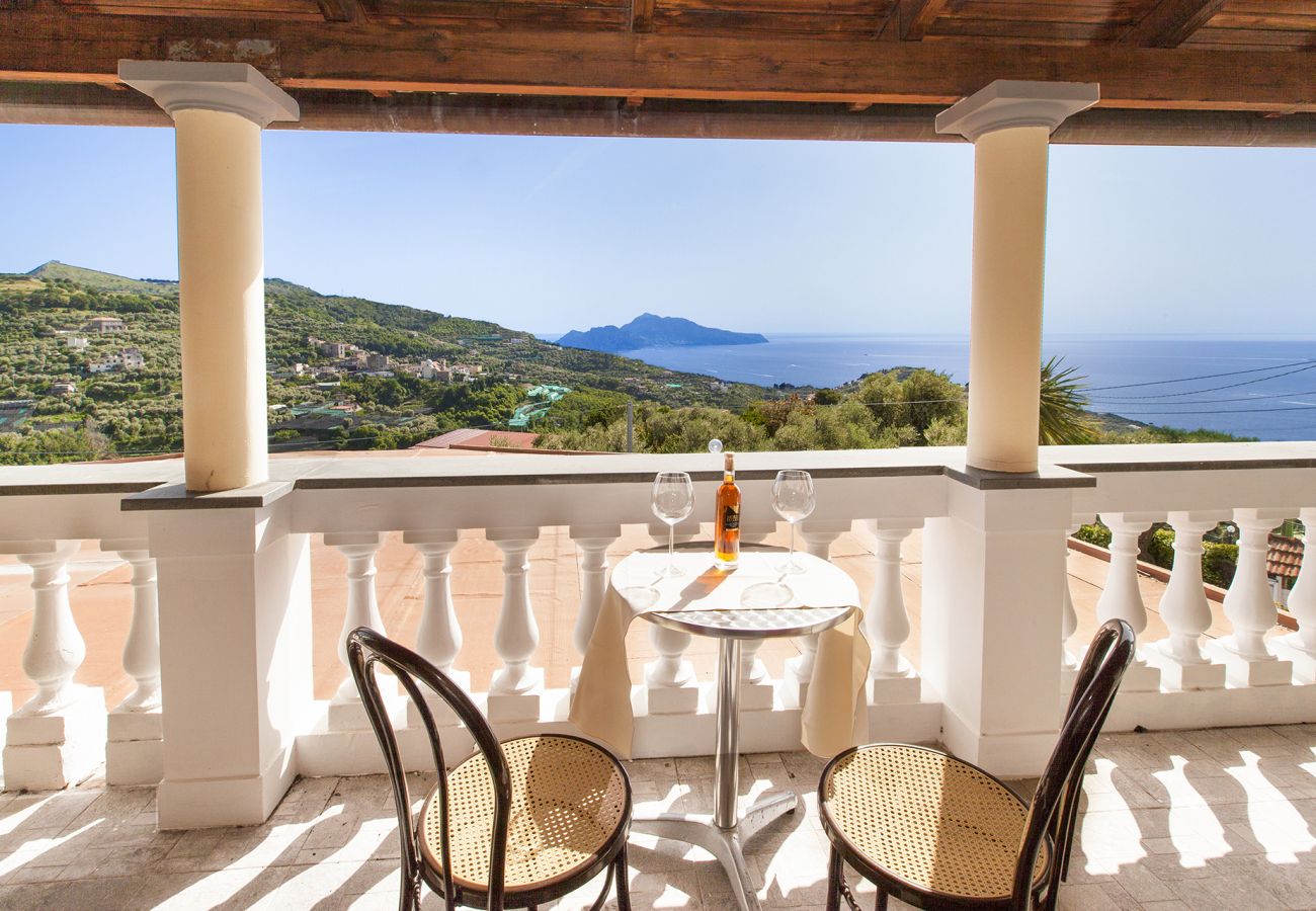 Villa in Massa Lubrense - AMORE RENTALS - Villa Giulia with Private Pool, Sea View, Terraces and Parking