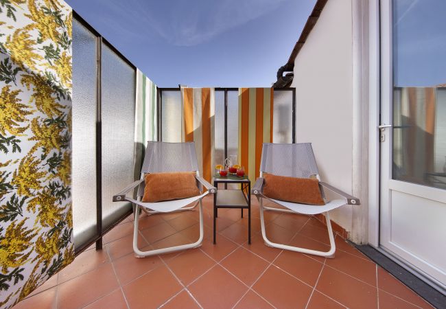 House in Sorrento - AMORE RENTALS - Casa La Maisonette with Air Conditioning, Balcony and Internet WI-FI